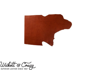 Wickett & Craig English Bridle Leather, Shoulder, Chestnut