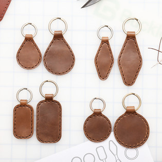 Cute DIY Leather Key Charms Kit DIY Leather Projects Leather Womens Ba –  Feltify