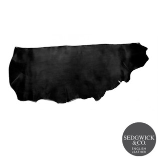 Sedgwick English Bridle Leather, Side, Black
