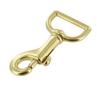 Triangular Loop Clasp Clip Brass Bolt Snap Hook 20mm – Metal Field
