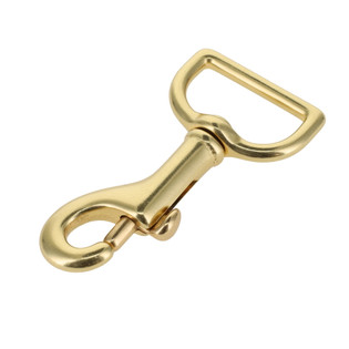 3010 Natural Brass, Swivel Bolt Snap, Solid Brass, Multiple Sizes