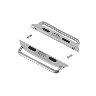 Apple Watch Screw Adapter, Polished Stainless Steel (2 pc set)