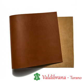 Valdibrana Conceria, Tarano, Italian Vachetta Leather, Panel, Classic Brown
