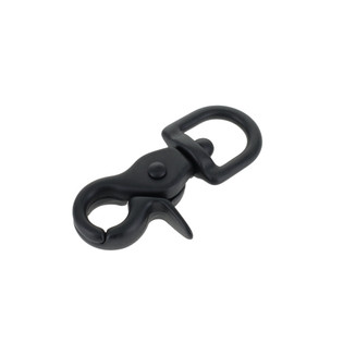 3008A 7/16" PVD Black Matte, Mini Swivel Trigger Snap, Solid Brass-LL