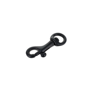 45 1/4" PVD Black Matte, Swivel Bolt Snap, Solid Brass-LL