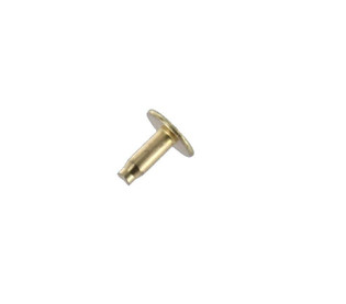 B1414 Brass Plate, Back Post, Solid Iron
