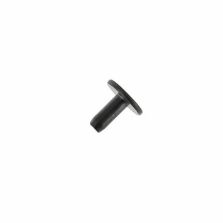 B1414 PVD Black Matte, Back Post, Solid Iron