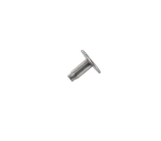 B1414 Nickel Matte, Back Post, Solid Iron - Buckleguy.com