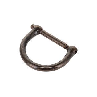 2014 Antique Brass, D-Ring, Solid Brass-LL, Multiple Sizes