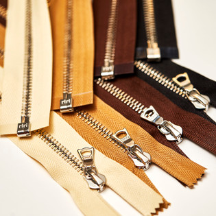 Riri Zipper, Custom Cut Separating, Nickel Teeth (NI) - Buckleguy.com