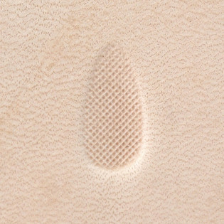 Leather Stamping Tool, Pear Shaders, Checked, Multiple Sizes