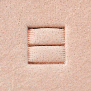 Leather Stamping Tool, Basketweave, Double Row