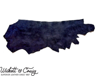 Wickett & Craig Traditional Harness Leather, Side, Navy