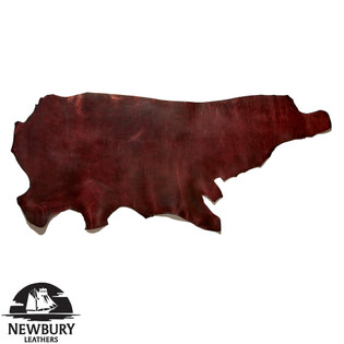 Newbury Leathers, Latigo, Side, Burgundy