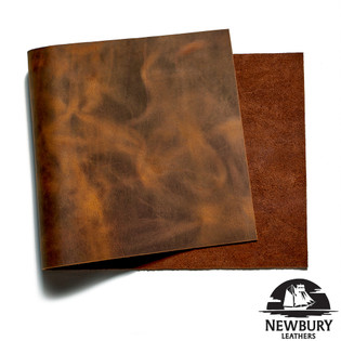 Newbury Leathers, Crazy Horse, Panel, Mustang Brown