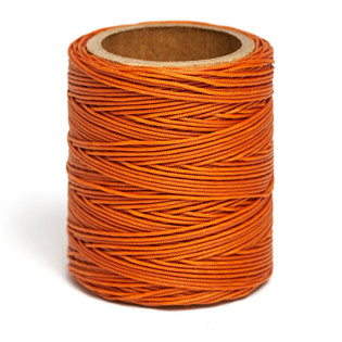 Maine Thread, Braided Waxed Cord, 70 yard spool, Ochre 