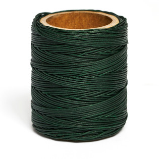 Maine Thread, Braided Waxed Cord, 70 yard spool, Spruce