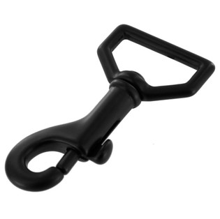 Black Metal Swivel Snap Hooks 3/8 x 2 Strong and Durable Made of Die Cast Zinc by Desert Breeze Distributing