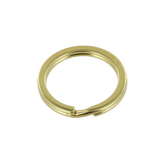 COHEALI 50Pcs Metal Vintage Supplies Brass Small Key Rings car keyrings  self Made Portable Key Chain Ring Split Type Flat Circle Key Ring Outer