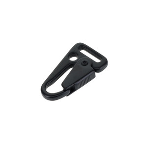 C5204 1/2" Black Matte, Sling Lever Snap, Solid Brass-LL