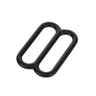 20114 PVD Black Matte, Double Loop, Solid Brass-LL, Multiple Sizes