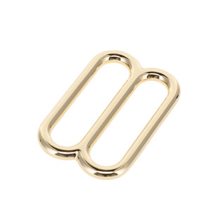 20114 Gold Plate, Double Loop, Solid Brass-LL, Multiple Sizes