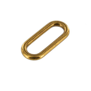 Brass Single Loop Sliders, Strap Hardware