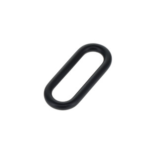 20122 PVD Black Matte, Single Loop, Solid Brass-LL, Multiple Sizes