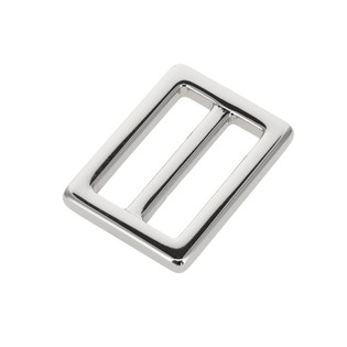 B7102 Nickel Plate, Square Double Loop, Solid Brass-LL, Multiple Sizes