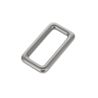 B7097 Nickel Matte, Single Loop, Solid Brass-LL, Multiple Sizes