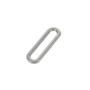 B9601 Nickel Matte, Single Loop, Solid Brass-LL, Multiple Sizes