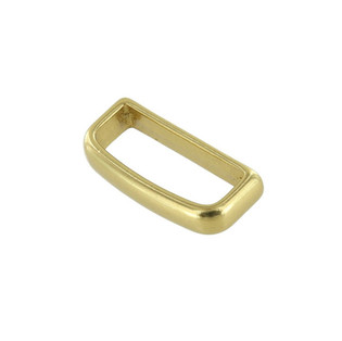 B9337 Natural Brass, Belt Loop, Solid Brass-LL, Multiple Sizes