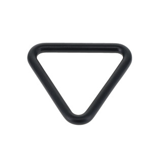 B9360 PVD Black Matte, Triangle Loop, Solid Brass-LL, Multiple Sizes