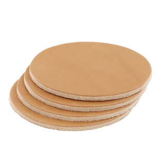 Leather Coasters, Wickett & Craig Traditional Harness, 3.75" Circle, Russet (250pc set)