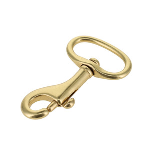 79 Natural Brass, Swivel Bolt Snap, Solid Brass-LL, Multiple Sizes