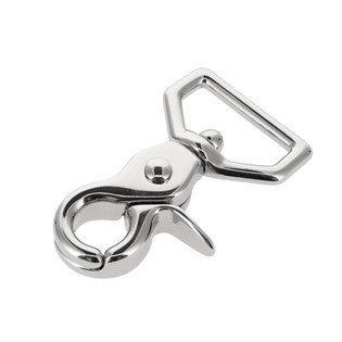 3002A Nickel Plate, Swivel Trigger Snap, Solid Brass-LL, Multiple Sizes