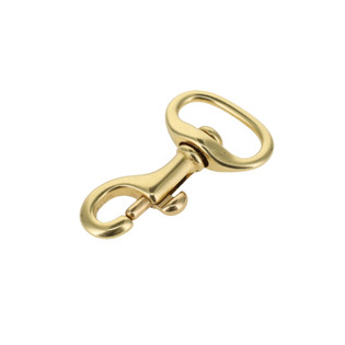 59 Natural Brass, Swivel Bolt Snap, Solid Brass-LL, Multiple Sizes
