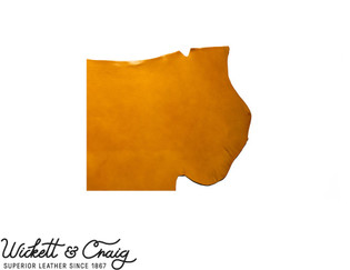 Wickett & Craig English Bridle Leather, Shoulder, Mustard