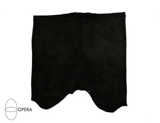 Opera Conceria, Suede Leather, Go Rain Max, Double Butt, Black (1550)