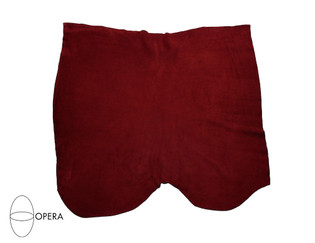 Opera Conceria, Suede Leather, Go Rain Max, Double Butt, Burgundy (219)