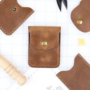 DIY Danesh, El Greco Mini, Small Card Snap Wallet Leather Kit