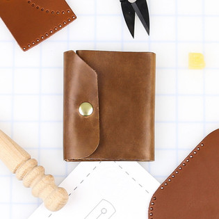 DIY Danesh, Samjung, Mini Trifold Wallet Leather Kit