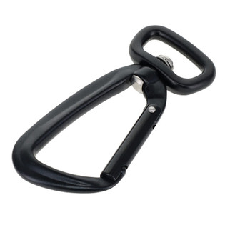 C5800 Black, Non Lock Swivel Carabiner, Aluminum