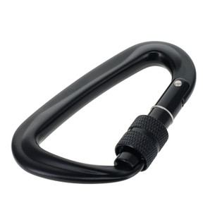 C5970 Black, Screw Lock Carabiner, Aluminum