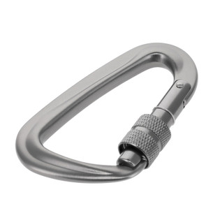 C5970 Gun Metal, Screw Lock Carabiner, Aluminum