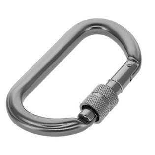 C6000 Gun Metal, Screw Lock Carabiner, Aluminum
