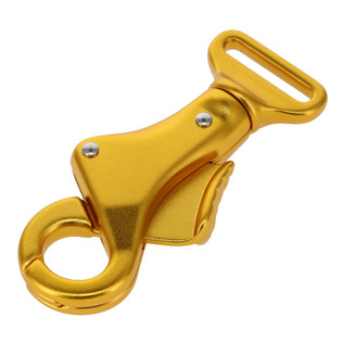 C5850 Gold Semi-Matte, Thumb Press Swivel Snap, Aluminum