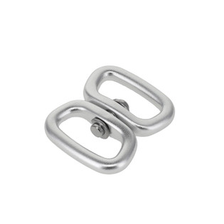 C5945 Silver Semi-Matte, Double Eye Swivel, Aluminum