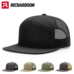 Richardson 168 Seven Panel Trucker, Blank Hat, Multiple Colors