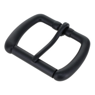 B1187 PVD Black Matte, Roller Buckle, Solid Brass-LL, Multiple Sizes